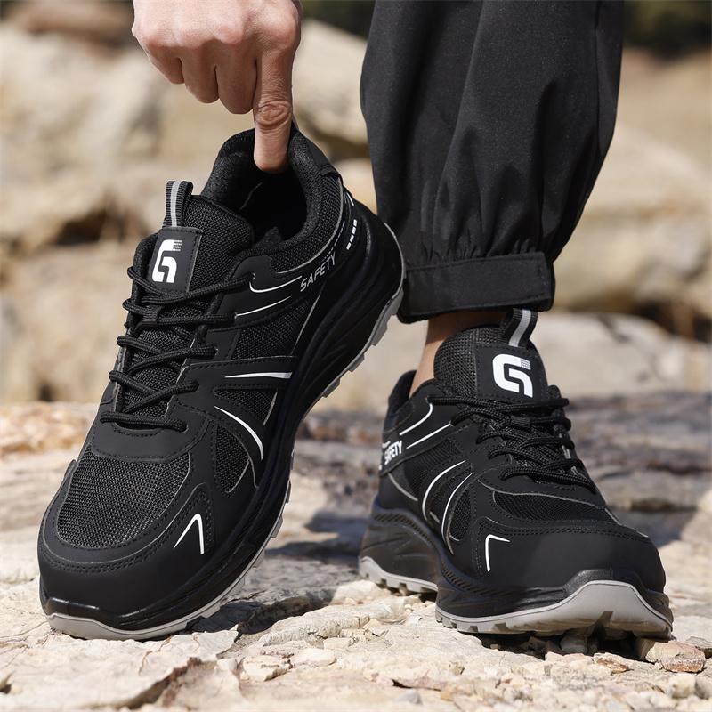Men Sneakers Fashion Mens Labor Protection Shoes Construction Industry Work Safety Boots Steel Toe Cap Male Footwear