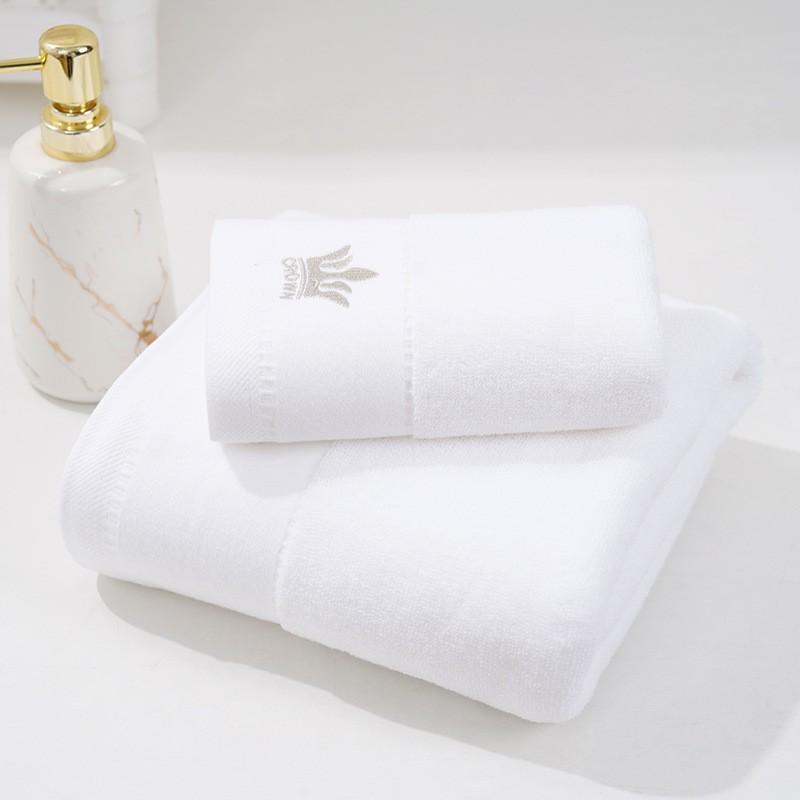 Cotton towel bath towel small bath towel embroidery crown hotel sports bath towel