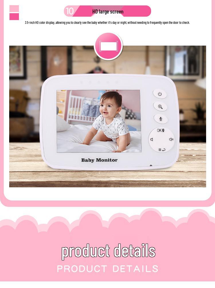 3.2-inch Baby Monitor with Two-way Talk & ECO Smart Wake-up