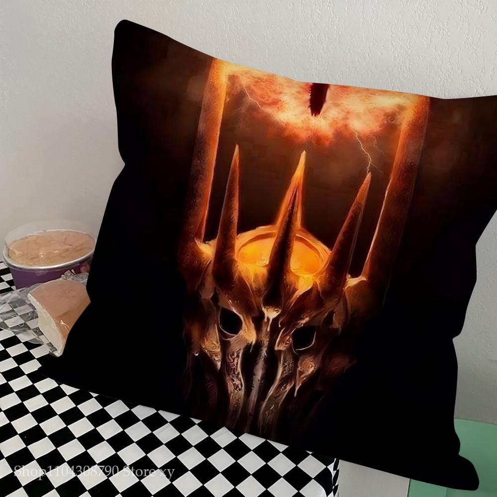 The L-Lord Of The R-Rings Pillow Case Square Pillow Bedroom Sofa Leisure Comfort Cushion Car Living Room Home Decoration