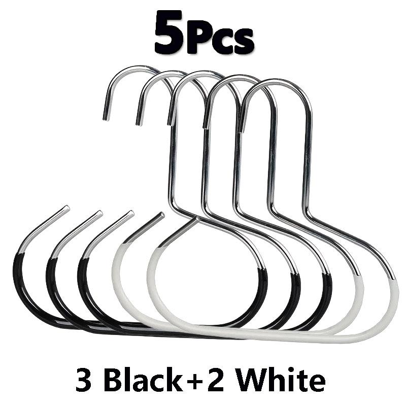5pcs Hat Organizer for Baseball Caps Metal Hat Racks Storage Organizer Anti-Slip Hats Ties Scarves Bags Hanger Storage Hook