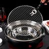 Round Grill Racks Disposable BBQ Roasting Rack New Cooking Net Tool