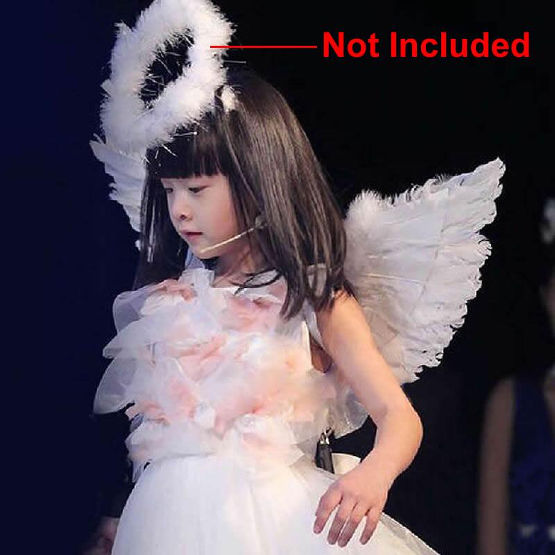 Kostým víla Angel Wing Efektní zdobit bílé peří