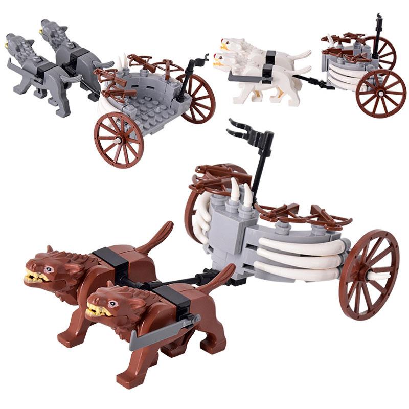 Military-Style Superior-Grade Moc First-Class Middle Ages War-Horse High-Standard Chariot Premium-Quality War Top-Grade Elephant High-Standard