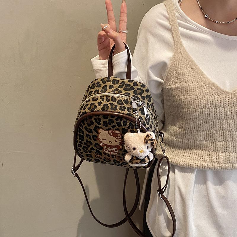 Cartoon Cute Kitten Boys And Girls Backpack Foreign Mini Baby Small Schoolbag Autumn And Winter Children'S Backpack
