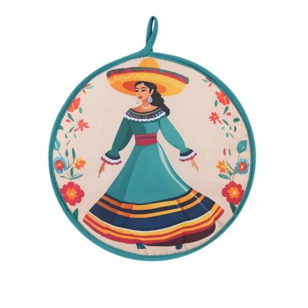 Reusable Tortilla Keeper Round Shape Tortilla Warmer Premium Insulated Bag Picnic