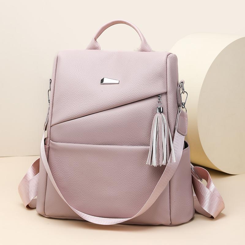 Diebstahlsicherer Rucksack Damen Rucksack mit großem Fassungsvermögen Umhängetasche mit Doppelfunktion