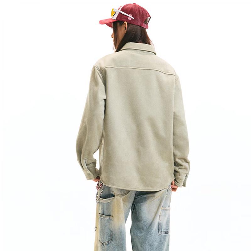 Fingercroxx Unisex Plush-Lined Suedette Jacket