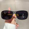 Y2k Men Sunglasses New Wrap Round Outdoor Sports Eyewear Trendy Fashion Mirrror UV400 Protection Eyewear