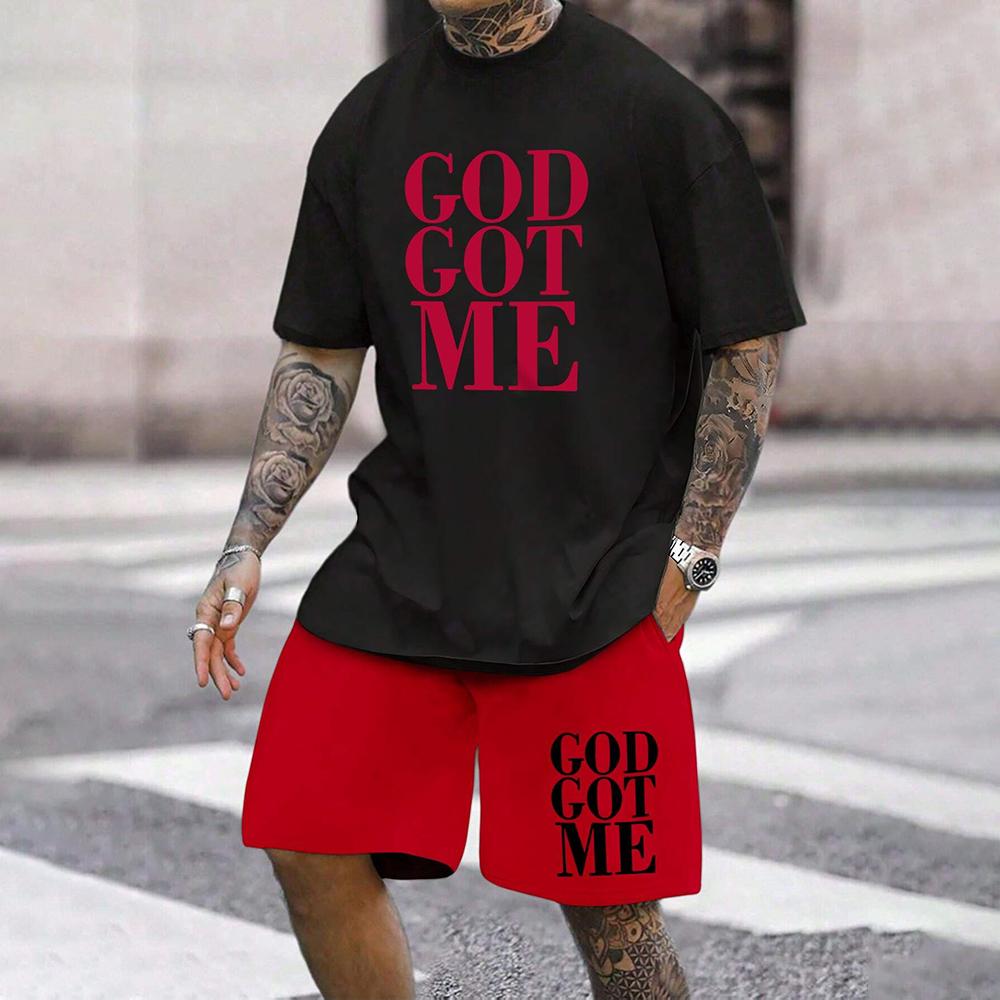 Pánské ležérní trička, šortky, nová, 2dílná sada sportovního oblečení, plážové topy s 3D potiskem, módní streetwear v havajském stylu