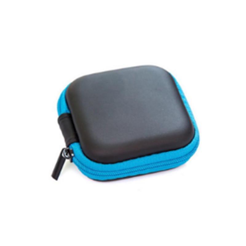 

Stylish Multi-function Mini Zipper Earphone Storage Case With Ideal Gift Potential For Travelers SmallBlue