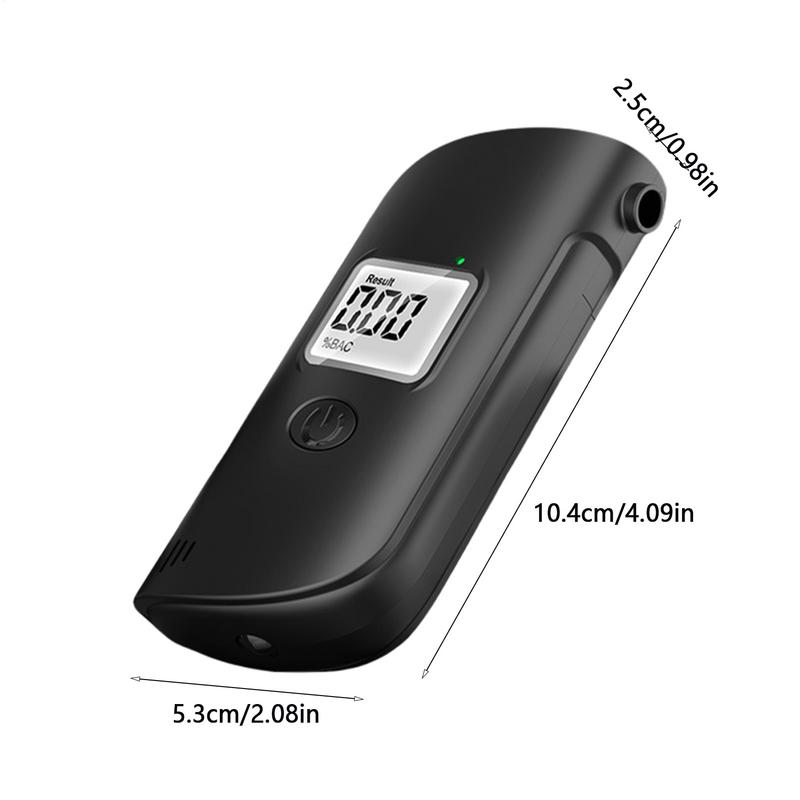 Breathalyzers for Alcohol High-Accuracy Professional Alcohol Tester High-Accuracy Portable Measuring Device with Light