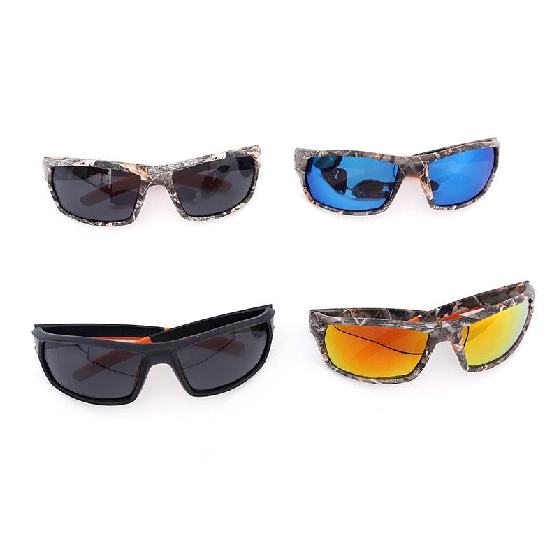 Fashionable Personalized Camo Polarized Sunglasses for Outdoor Fishing and Cycling