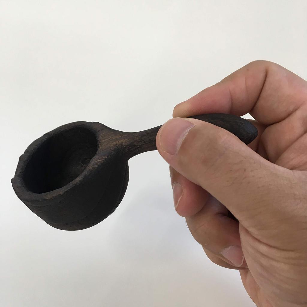 Kaffebønne Kanazawa Paulownia Tre Iwamoto Kiyoshi Brennbehandlet Paulownia Tre Kaffe Laget i Japan Skje, Håndverk, Shoten, Mål,