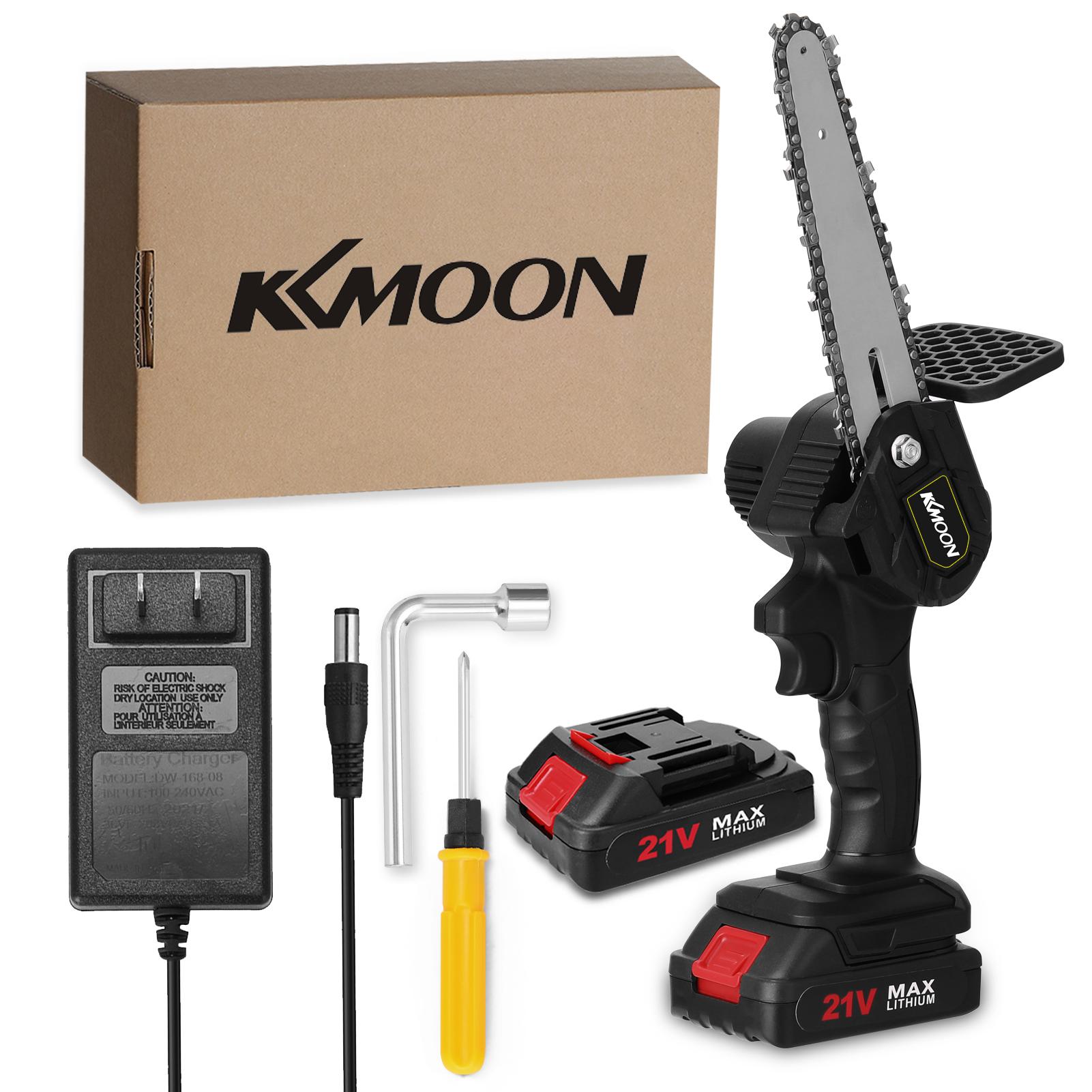 

KKmoon 6 дюймов 21 В (две батареи) портативные мини-электрические обрезные пилы с плавной регулировкой скорости US Plug