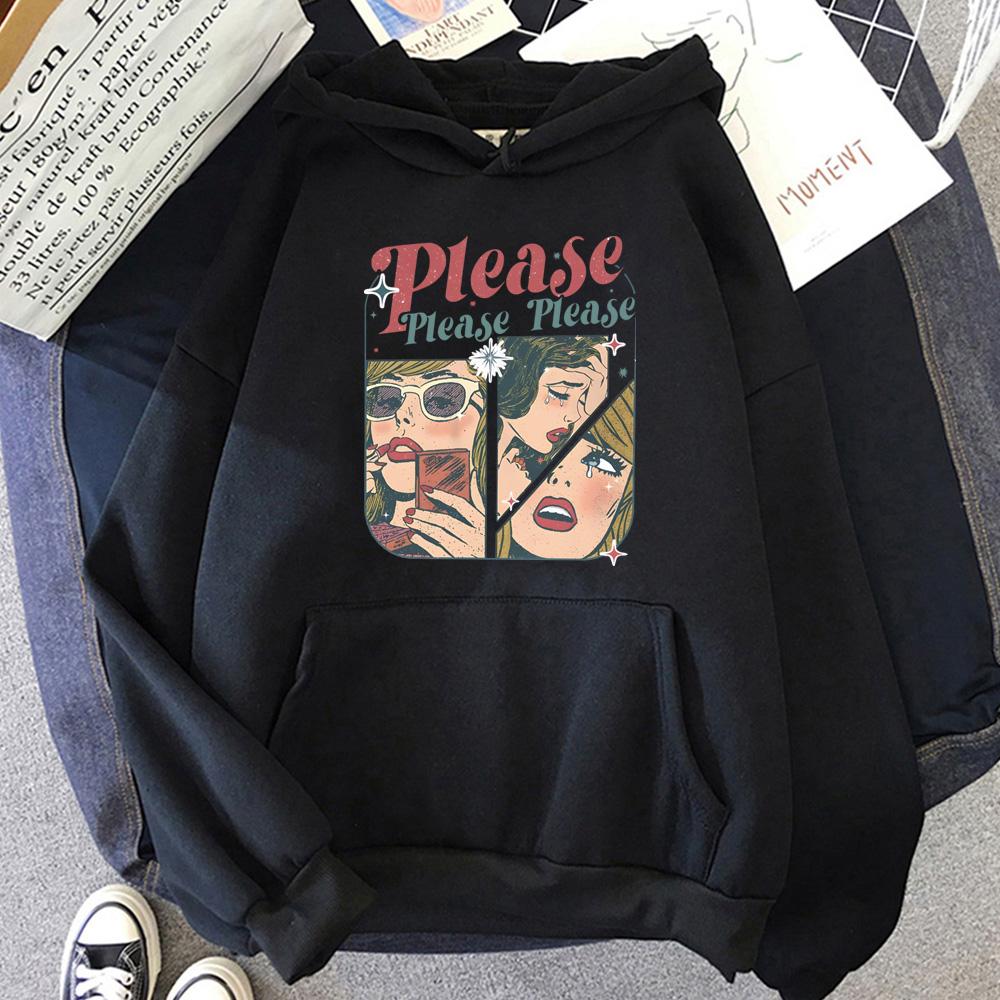 Sabrina Carpenter - Tears 2025NEW Hooded for Autumn Winter Gothic Sweatshirt with Hooded Fleece Clothes High Quality Sudaderas