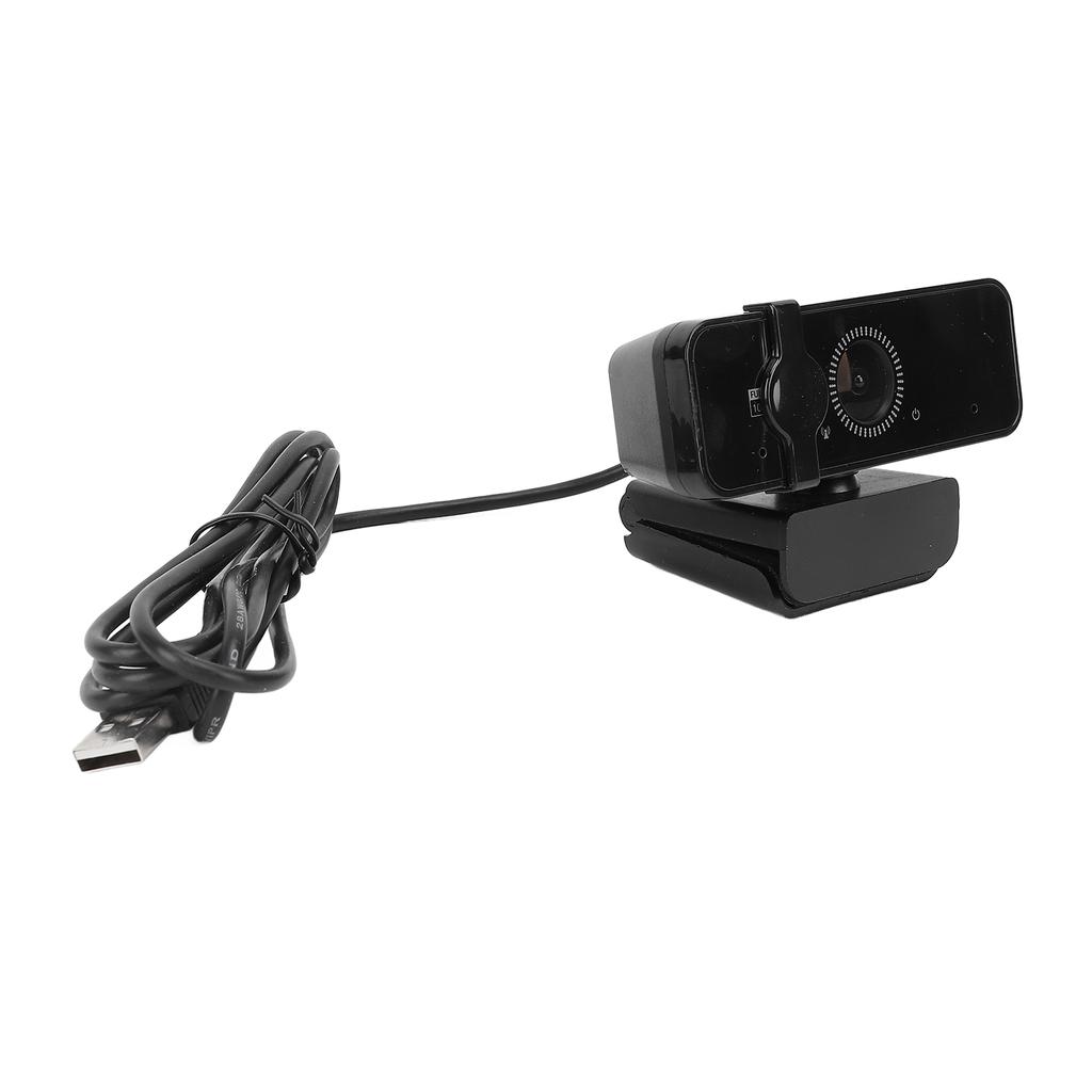 Full HD Webcam mit geräuschunterdrückendem Mikrofon Drehbarer Kopf Kein Treiber USB 2.0 1080P Video Weit