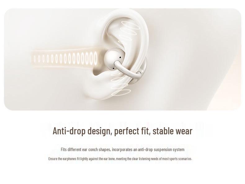 Applicable MONSTER M800 Wireless Bluetooth Noise-Cancelling Open-Ear Stereo Ear Clip Headphones