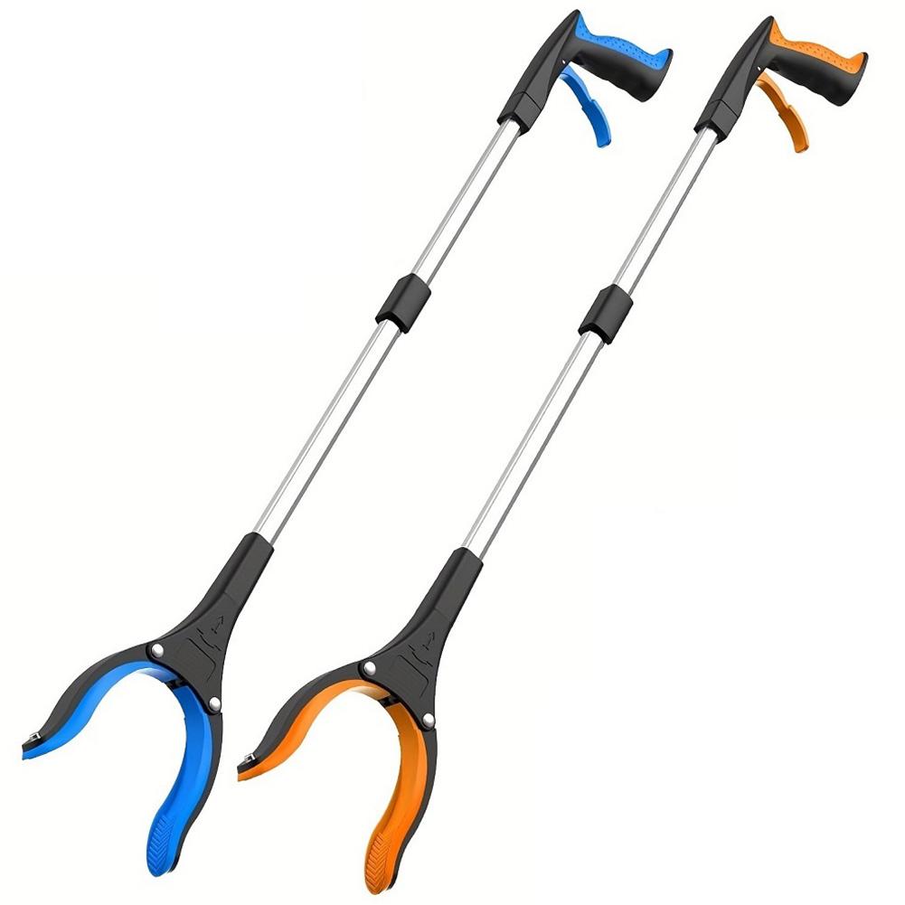 

2 шт. Инструмент-захват, сборщик мусора, палка-захват, поворотная головка на 90 градусов, садовый захват, легкий для труднодоступных мест