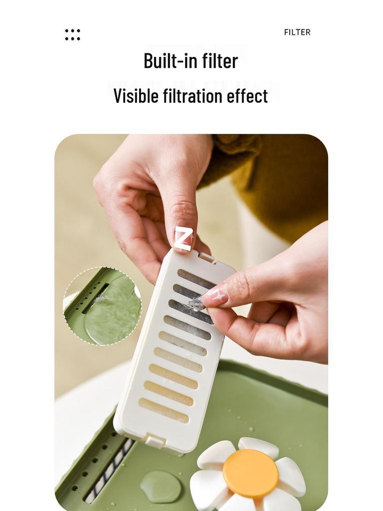 Smart Pet Water Fountain with Automatic Circulation and Filtered Flow for Cats and Dogs