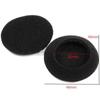 10pcs 46mm 1.96" Compatible Replacement Ear Pads Soft Foam Headset Cushion Black Earphone Sponge