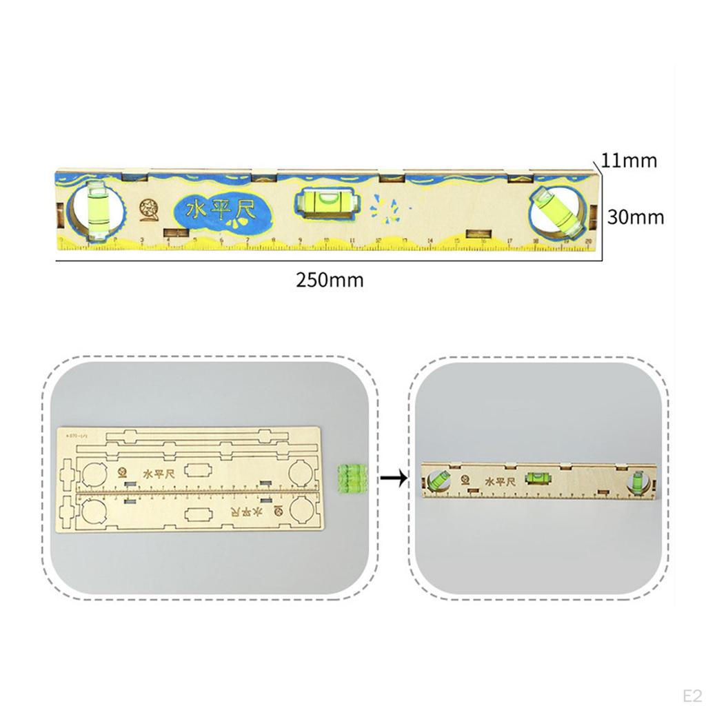 Přístroje na měření hladiny Bubliny Kapsa na nářadí Snadné použití Vysoce přesná horizontální pravítka