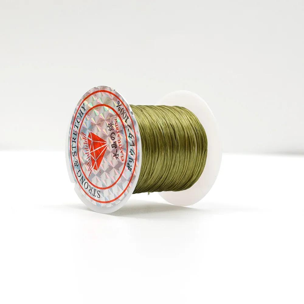

10m/roll Crystal Beading Cord Colorful High Elastic DIY Bracelets Necklace Earrings Bead String Jewelry Making Rope Accessories 10M
