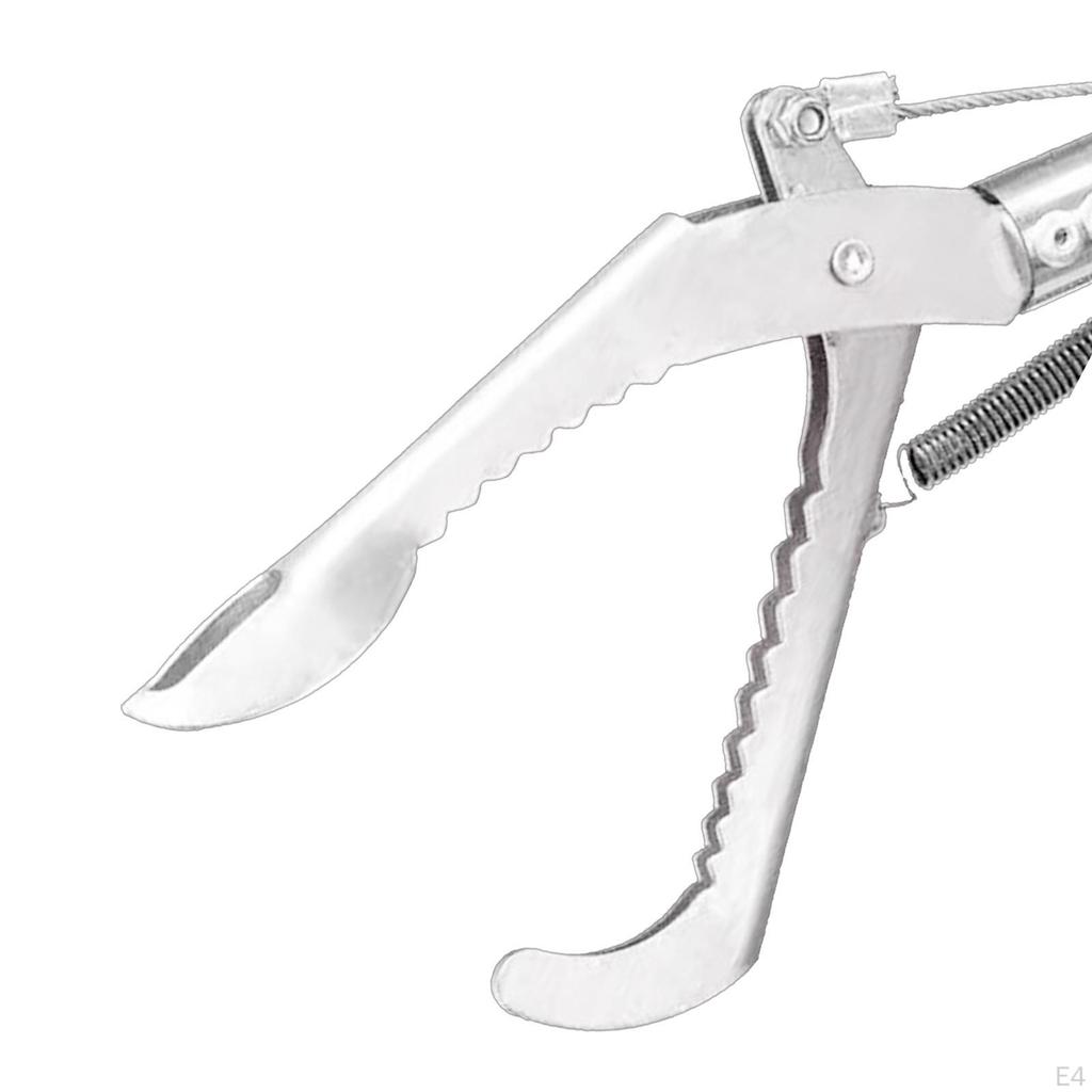 Pinza para Serpientes Portátil Antideslizante Mandíbula Ancha Exterior Plegable Recogedor de Basura de Playa