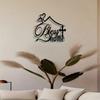 Elegant Metal Welcome Sign Home Wall Decor Modern Housewarming Gift