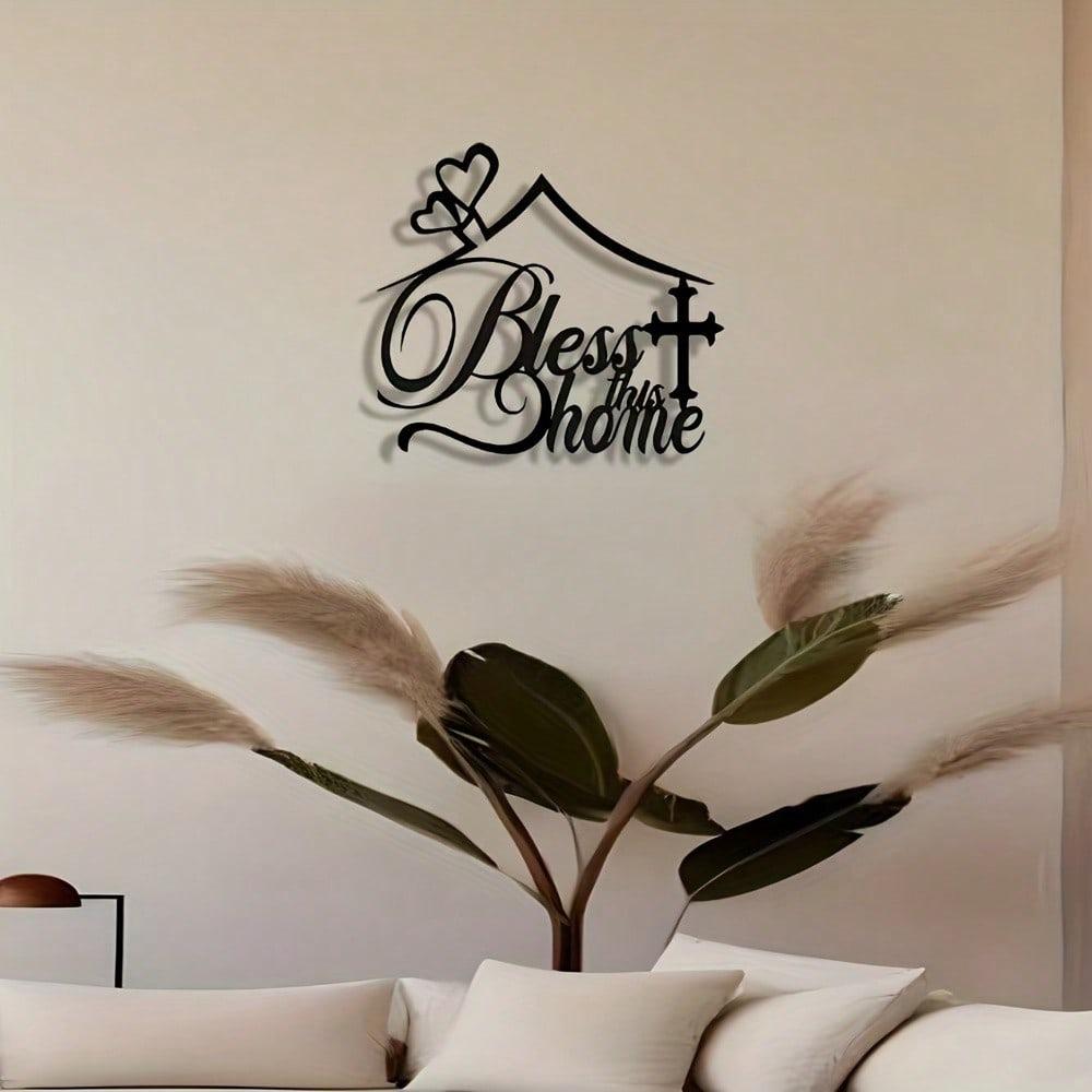 Elegant Metal Welcome Sign Home Wall Decor Modern Housewarming Gift