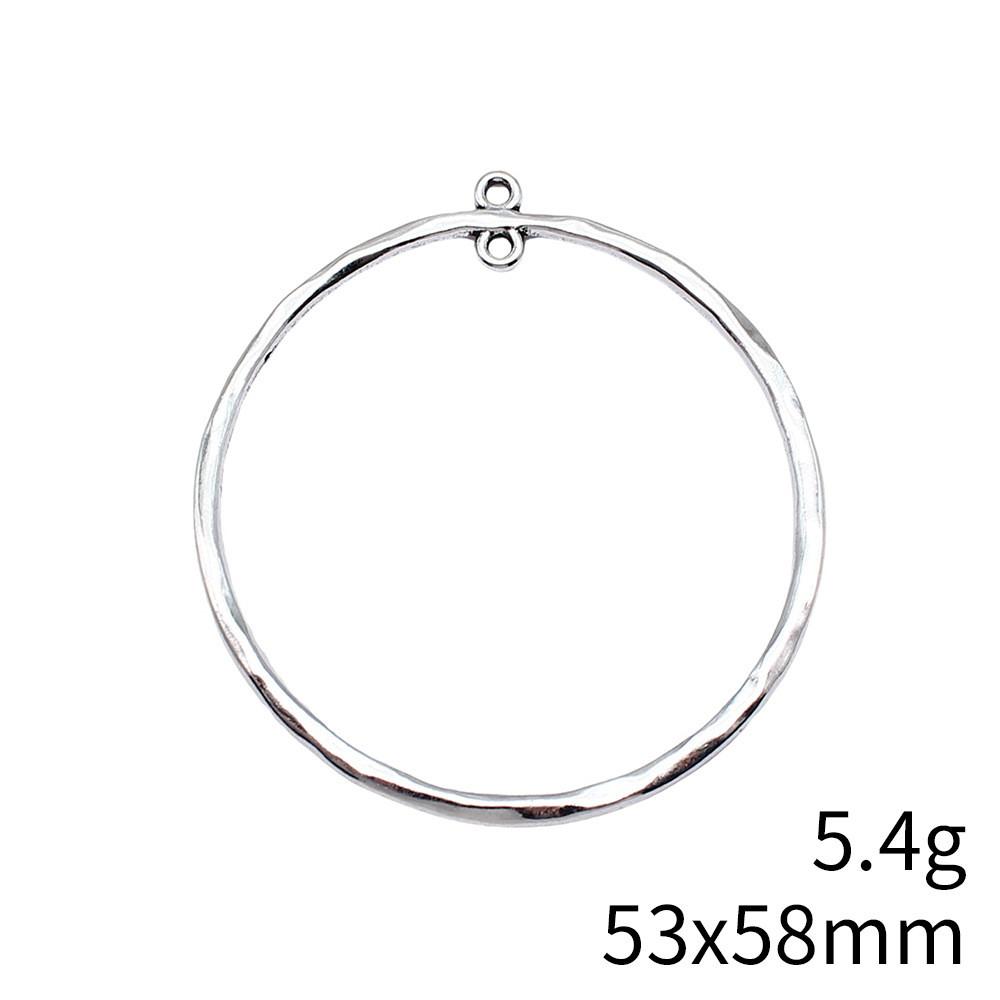 Valentine's Day Accessories Women Water Drop Moon Connector 2 Hole Pendants For Earring Accessories Parts Cheap Cute Stuff Accessory Parts