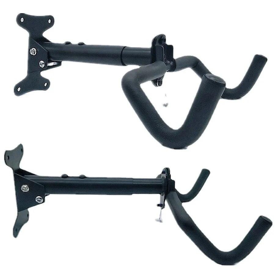 1PCS Wall Beam Stretchable Stand MTB Hanging Holder Room Wall Mounted Bicycle Rack 360 Degree Rotating Heavy Duty Storage Rack