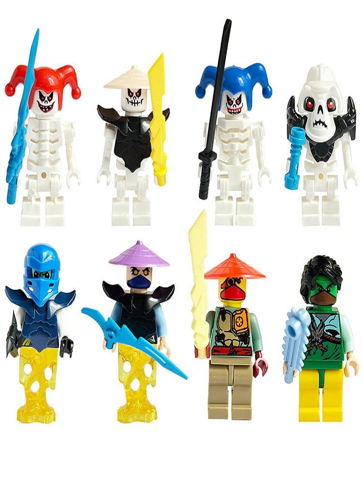 Construction bricks humanoid dolls playthings digital action figures assembled playthings crawler children s learning playthings