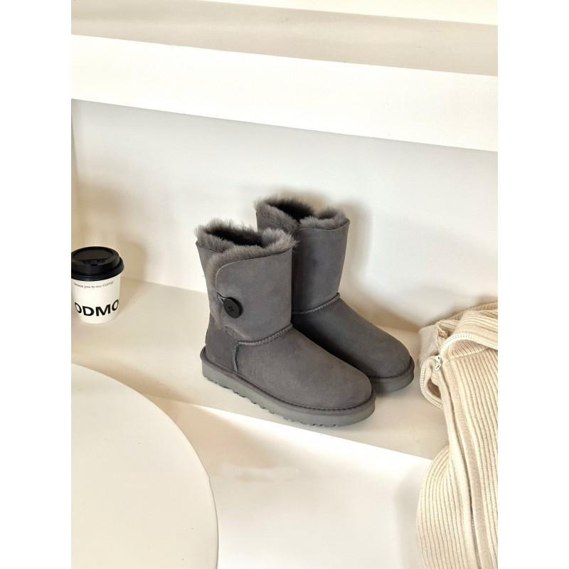 Womens Shearling Lined Snow Boots Mid-Calf