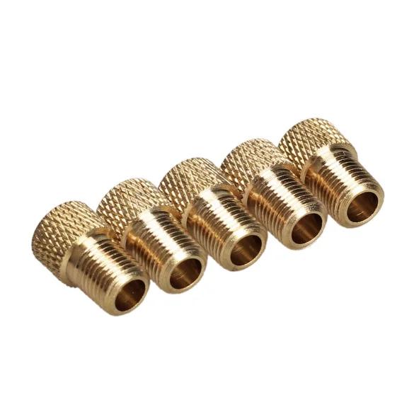 5-30Pcs Bike Valve Adaptor Pump Bicycle Convert Presta to Schrader Copper Valve Adapter Wheels Gas Nozzle Tube Cycling Tool