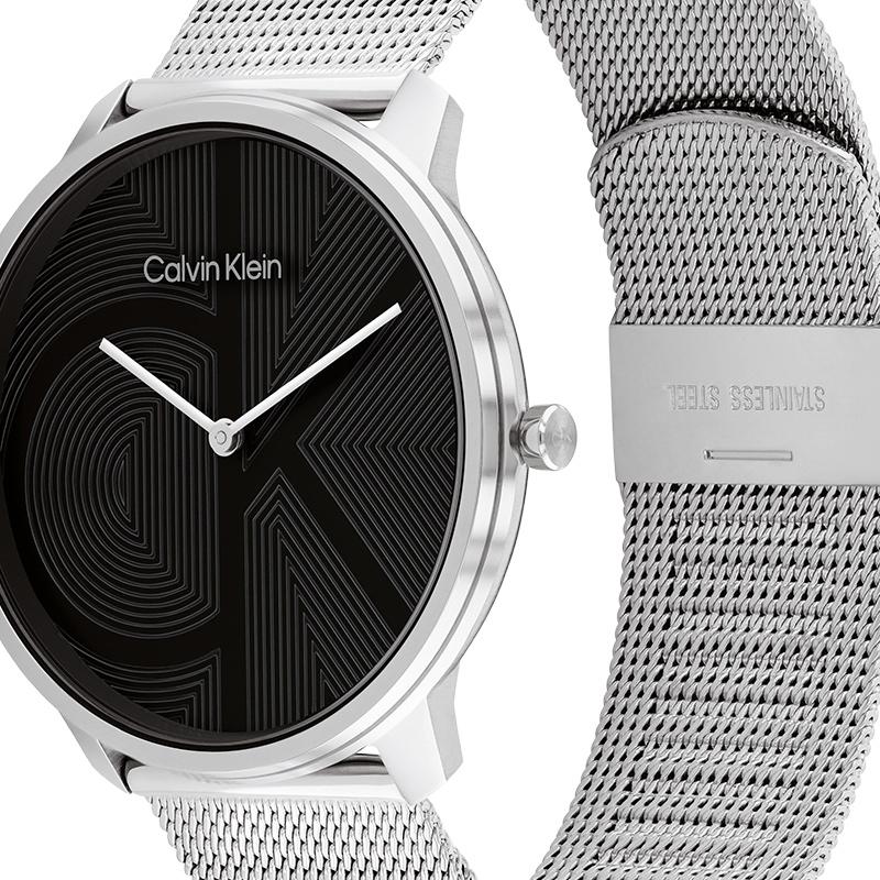 Calvin Klein Quarz Uhr 40mm Schwarzes Zifferblatt 30M Wasserdicht Unisex Uhren 25300012
