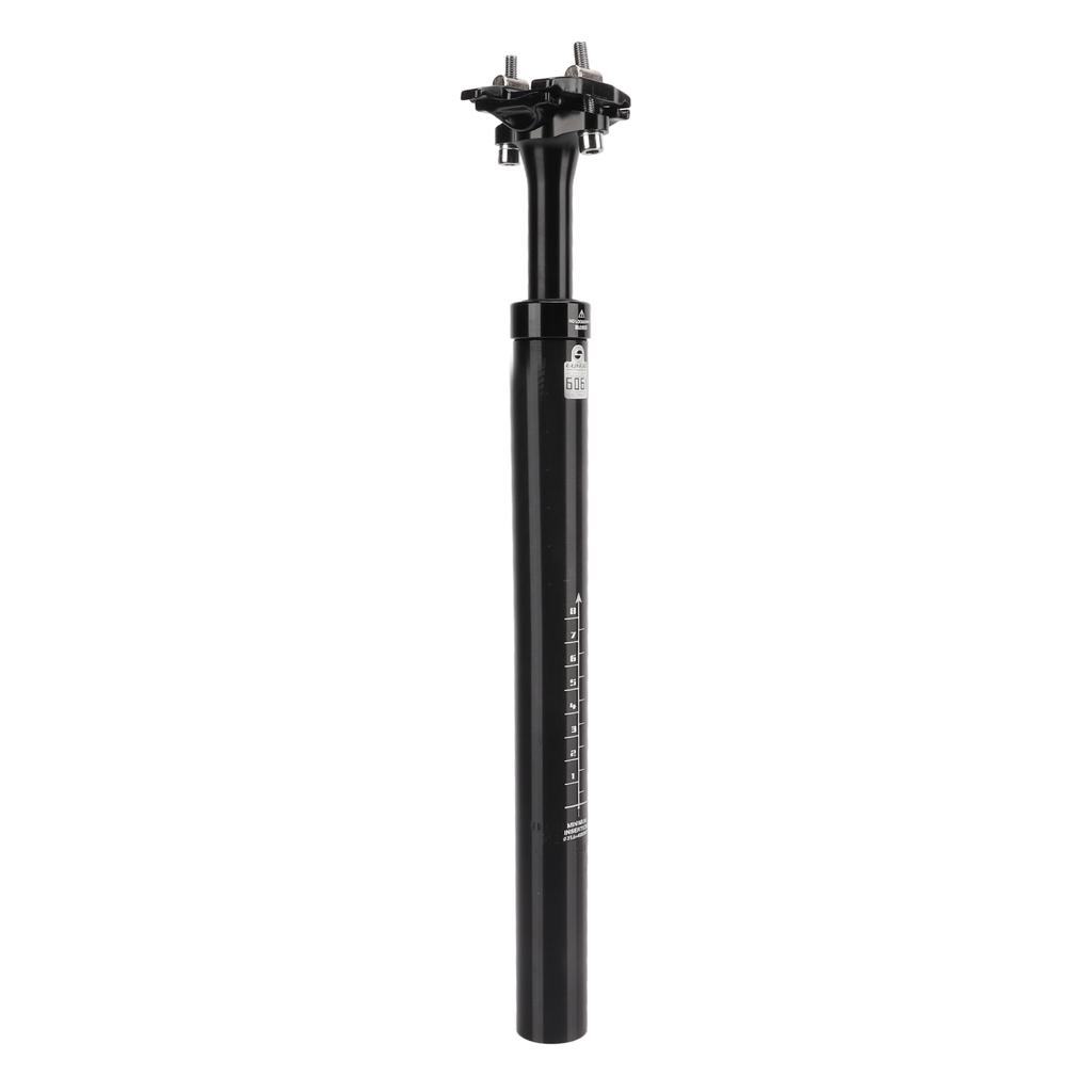 LUNJE Mountain Bike Suspension Seatpost Shock Tube 31.6x400mm Aluminum Alloy Black