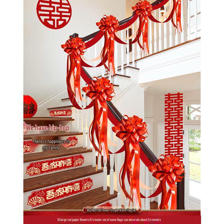 Wedding Handrail Decor: Stair & Balcony Floral Accents for Venue Styling