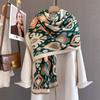 Soft Faux Cashmere Scarf Women With Paisley Warm Thick Wrap Shawl Winter