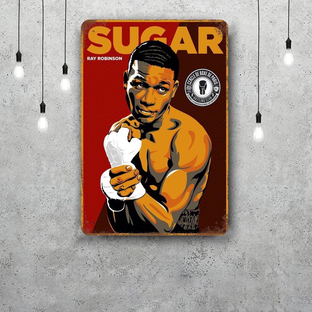 Sugar Ray Lustige Bar Metallschild Retro Plakette Vintage Schild Alkoholtrinker Kneipe Club Man Cave Küchenwanddekoration
