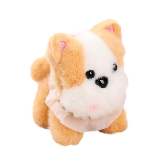 Plush Puppy Keychain Soft Cartoon Dog Bag Charm Car Key Handbag Pendant Kids Adults Birthday Holiday Decoration