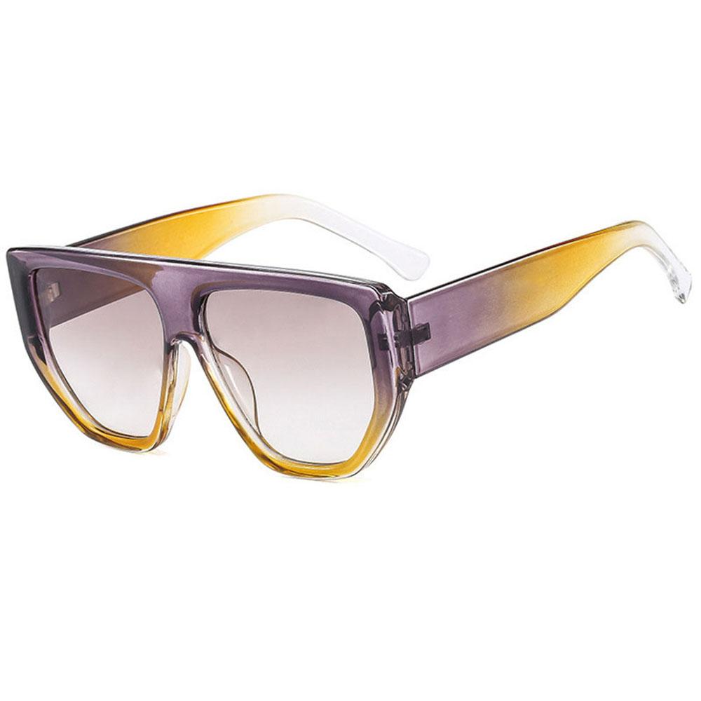 New Retro Oversized Punk Sunglasses Men Women Luxury Brand Designer Gradient Sunshade Glasses Popular UV400 lentes de sol mujer