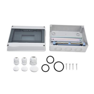 IP65 Wasserdichte Verteilerdose 8-fach Außen Elektrischer Anschlusskasten für Leistungsschalter