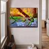 Funny Toilet Paper Bathroom Nordic Frog Posters and Prints Canvas Painting Wall Art Pictures for Washroom WC Bath Home Decor