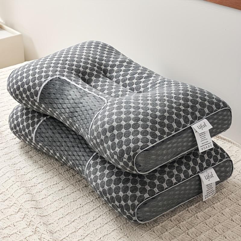 3D SPA Massage Pillow Cervical Orthopedic Neck Pillow To Help Sleep and Protect The Pillow Neck Soybean Fiber Massage Pillow