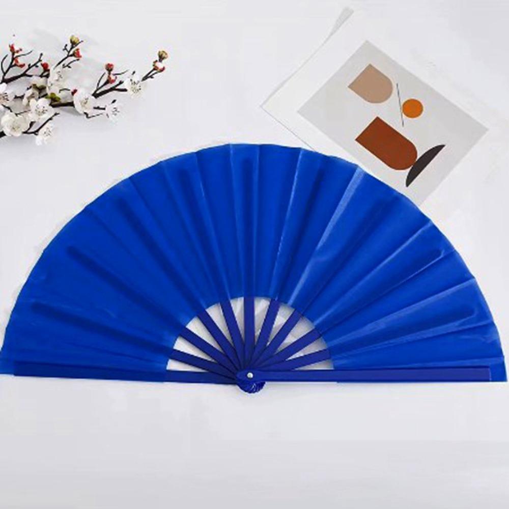 Plastic Bone Chinese Tai Chi Yoga Kung Fu Fan 33cm Hand Folding Stage Fan  Wedding Party Decor