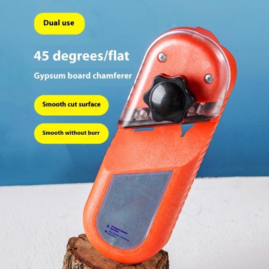 Drywall Chamfer Tool Plasterboard Fast Cutter Compact Design Portable Efficient Gypsum Board Angle Planer Trimming Tool