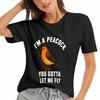 Pfauen Vogel Unisex Baumwoll T-Shirt, Premium Baumwolle Grafik T-Shirt, Langlebig, Lässig Und Modisch. Ich bin ein Pfau, du musst mich fliegen lassen Lustiger Vogeliebhaber G