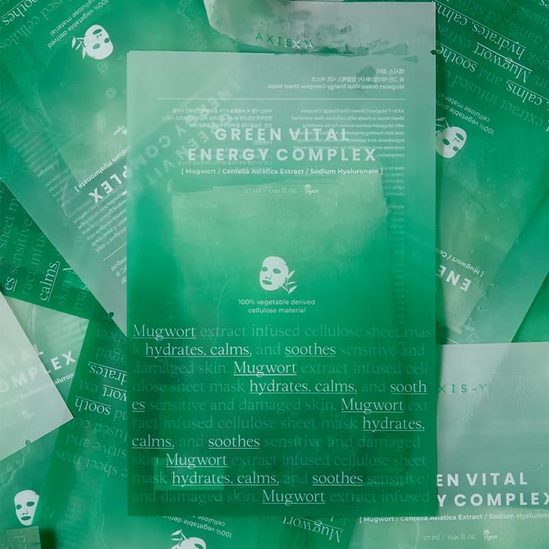 [AXIS-Y] Mugwort Green Vital Energy Complex Sheet Mask 27ml*5EA