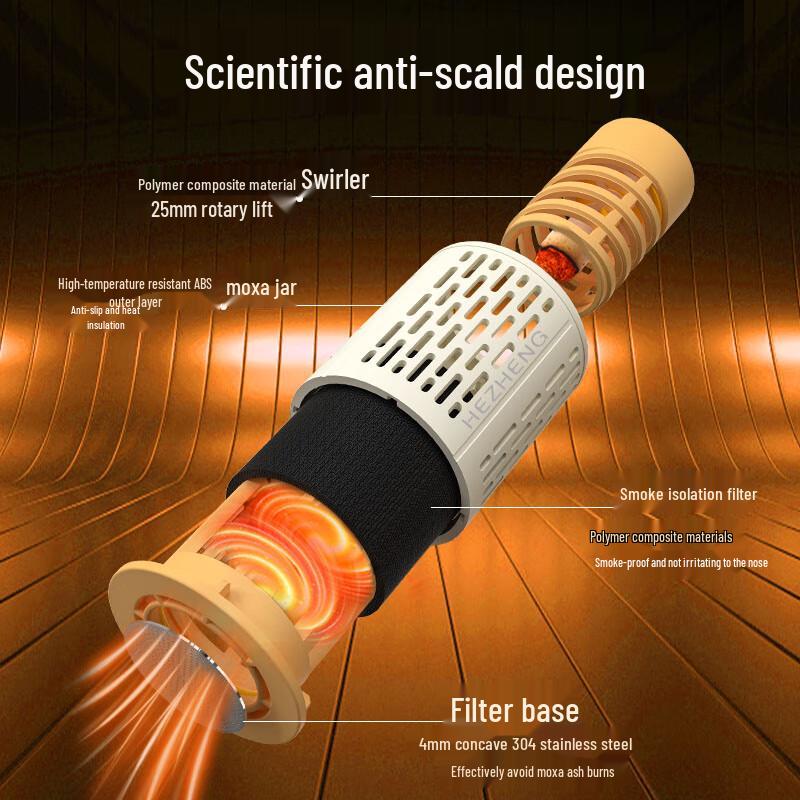 Portable Smokeless Moxibustion Mini Kit